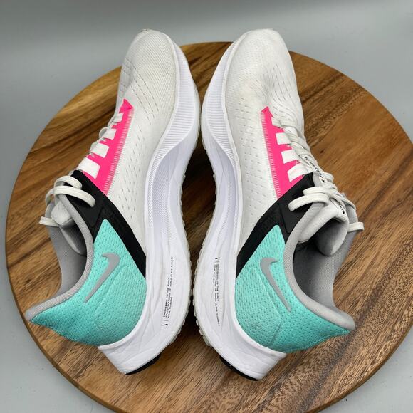 Nike Air Zoom Pegasus 34 Shoes Womens 11 White Running Comfort Walking Sneakers - Picture 6 of 8